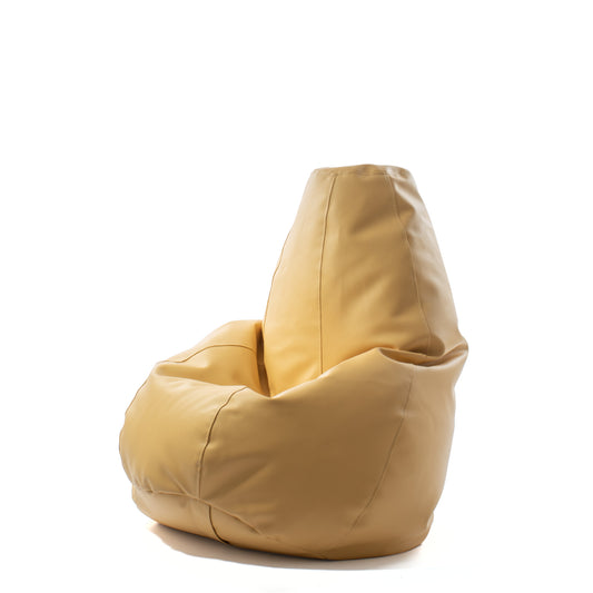 Bin - Pouf Poltrona a sacco media in tessuto Aisha ignifugo per esterno e per interno Dim: Ø78xH78 cm - Spouf